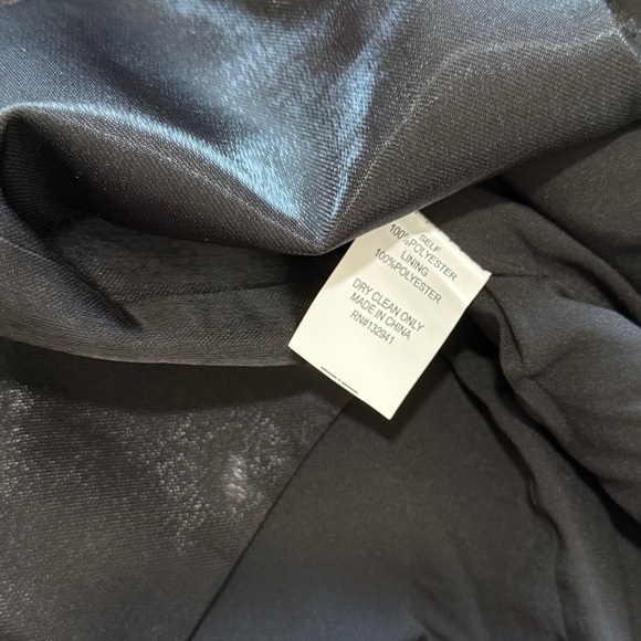 Amanda Uprichard NWT Black Puzzle Lame Shiny Sheath Mini Dress - Picture 9 of 9